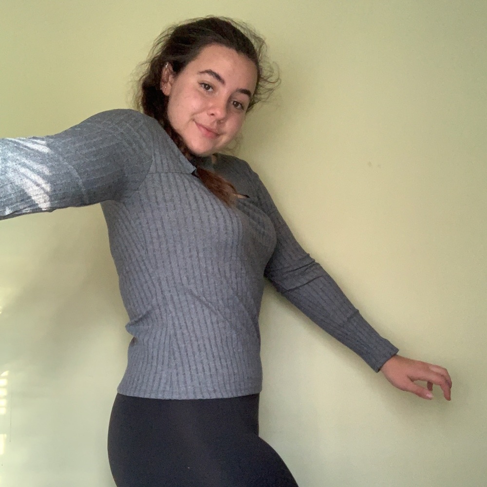 ❤️Halston cutout long sleeve